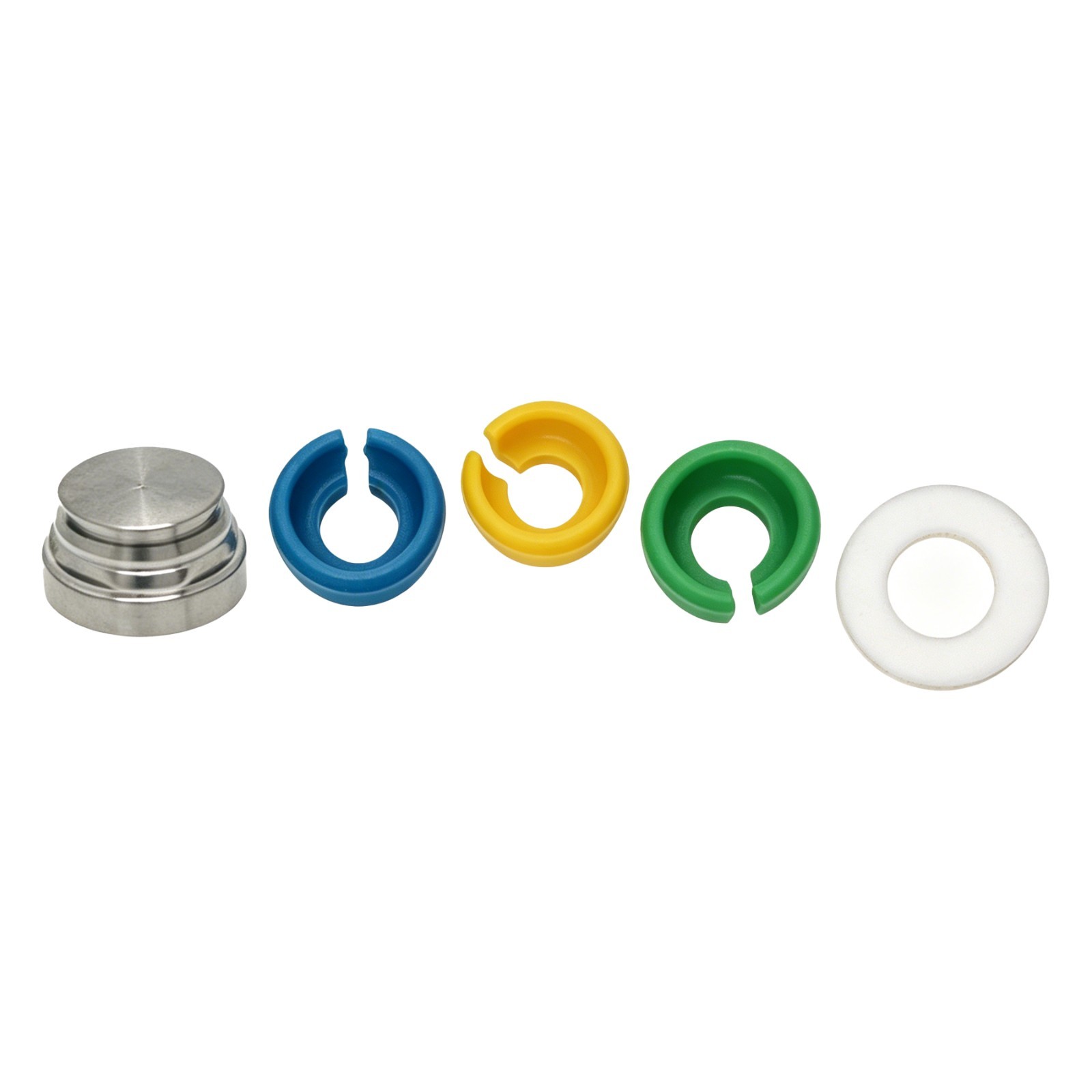US Dental Novaloc Type PEEK Retention Insert Caps Matrix Titanium Housing Caps