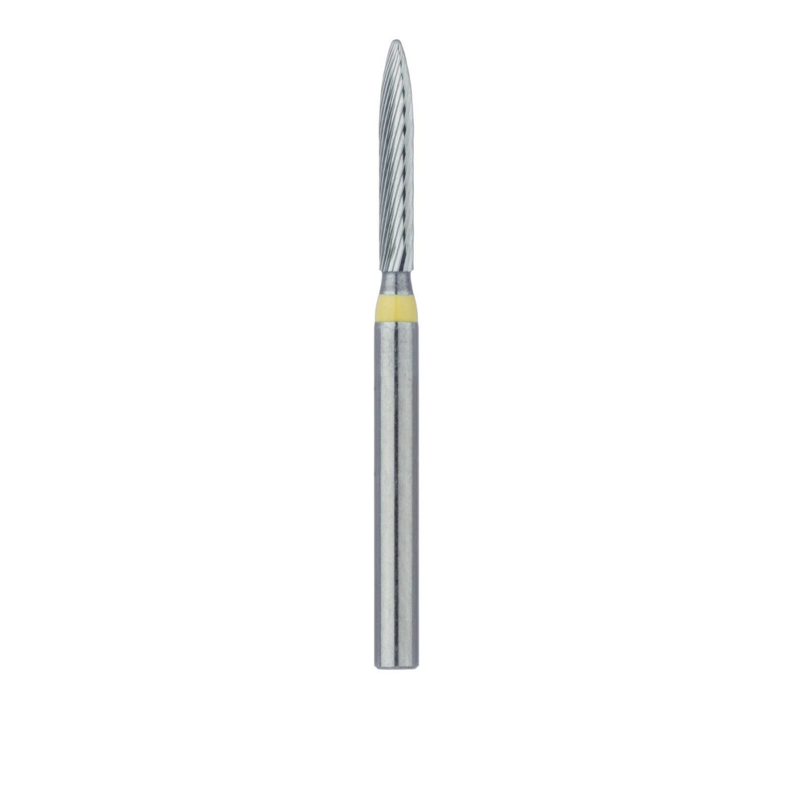 MEISINGER DENTAL MEI HM48LF-012-FG T&F CARBIDE FINISHING BUR EXTRA FINE, FLAME