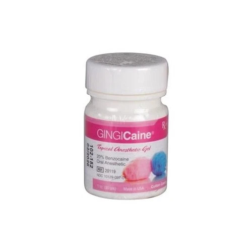 Gingi-Pak 20119 Gingicaine Topical Oral Gel Cotton Candy 1 Oz