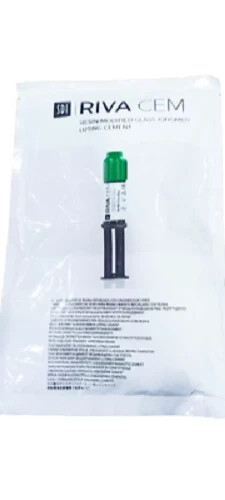 SDI Dental RIVA CEM Self Cure Resin Modified GIC Luting Cement 8.5g Syringe