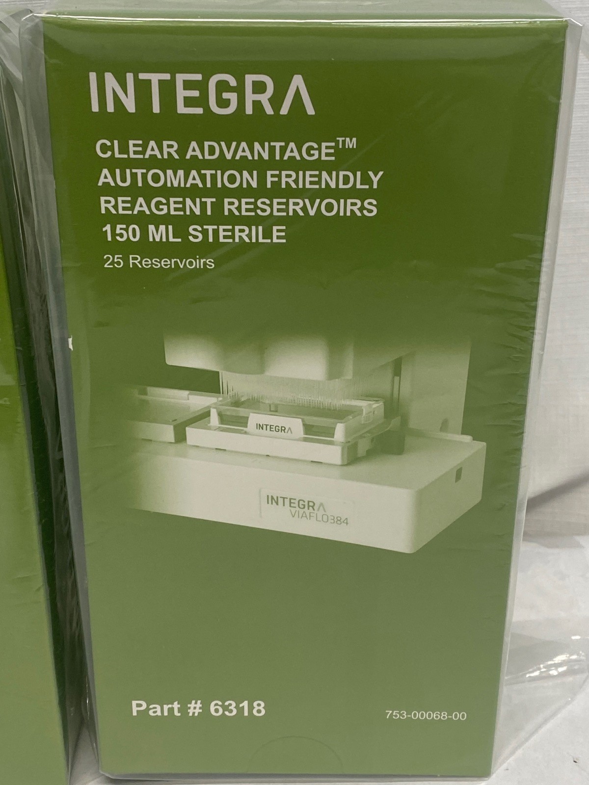 (90) INTEGRA 150mL Clear Advantage Automation Friendly Reagent Reservoirs 6318