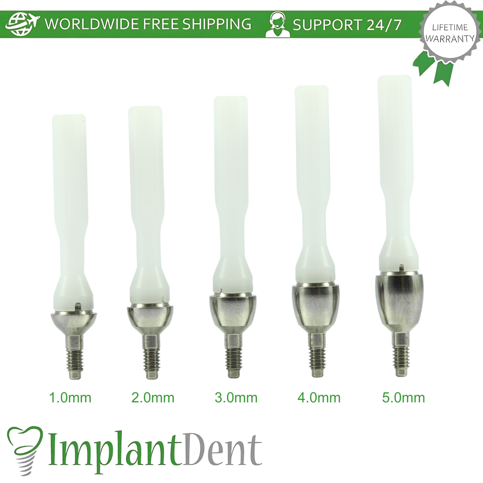 Straight Ø4.8mm Multi Unit Prosthetic SP Int Hex 2.45mm MIS Compatible