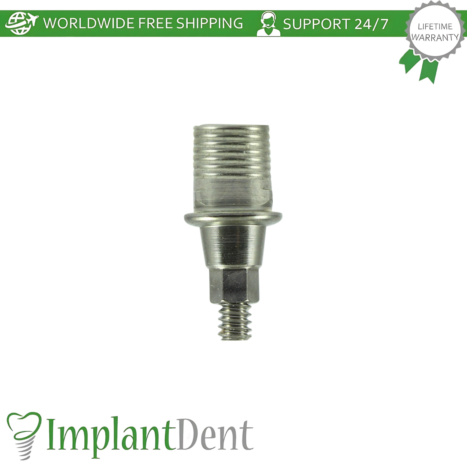 X10 Titanium Base Ø4.5mm Prosthetic Grand Morse Connection Neodent GM Compatible