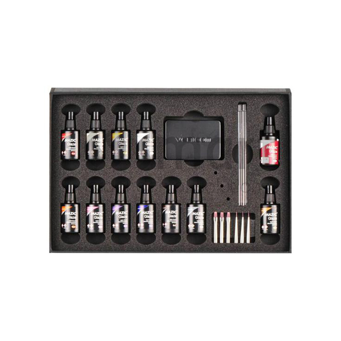 Dental acrylic composite LC shade color liquid Mazic Glaze Advanced kit Vericom