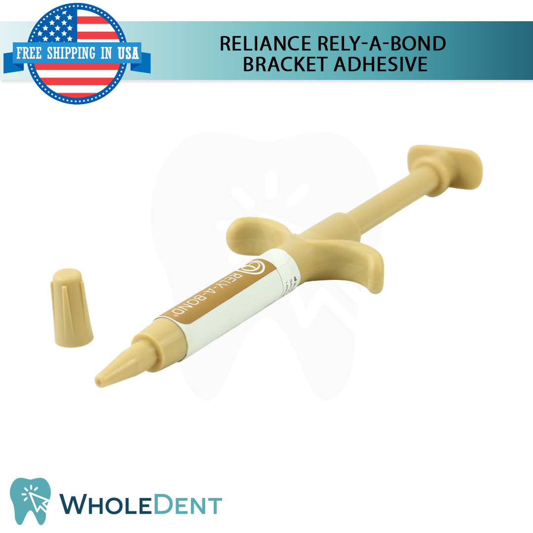 Reliance Ortho Rely-A-Bond Bracket Adhesive 3.5g Syringe Orthodontics Bonding