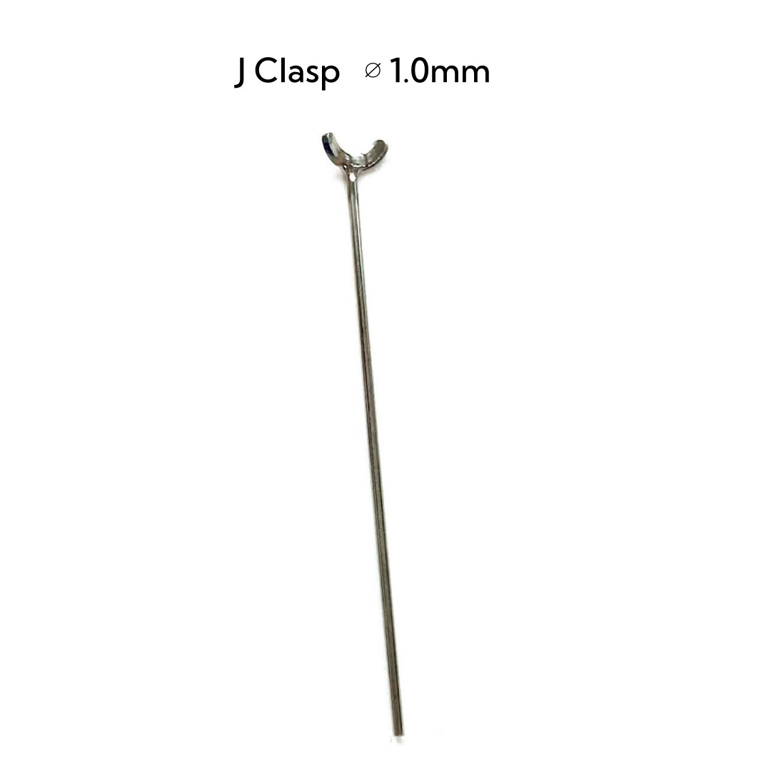 20Pcs 1.0mm Dental Ball Retainer J Clasp Oblique Clasps Bars Y-Type Scheu USA