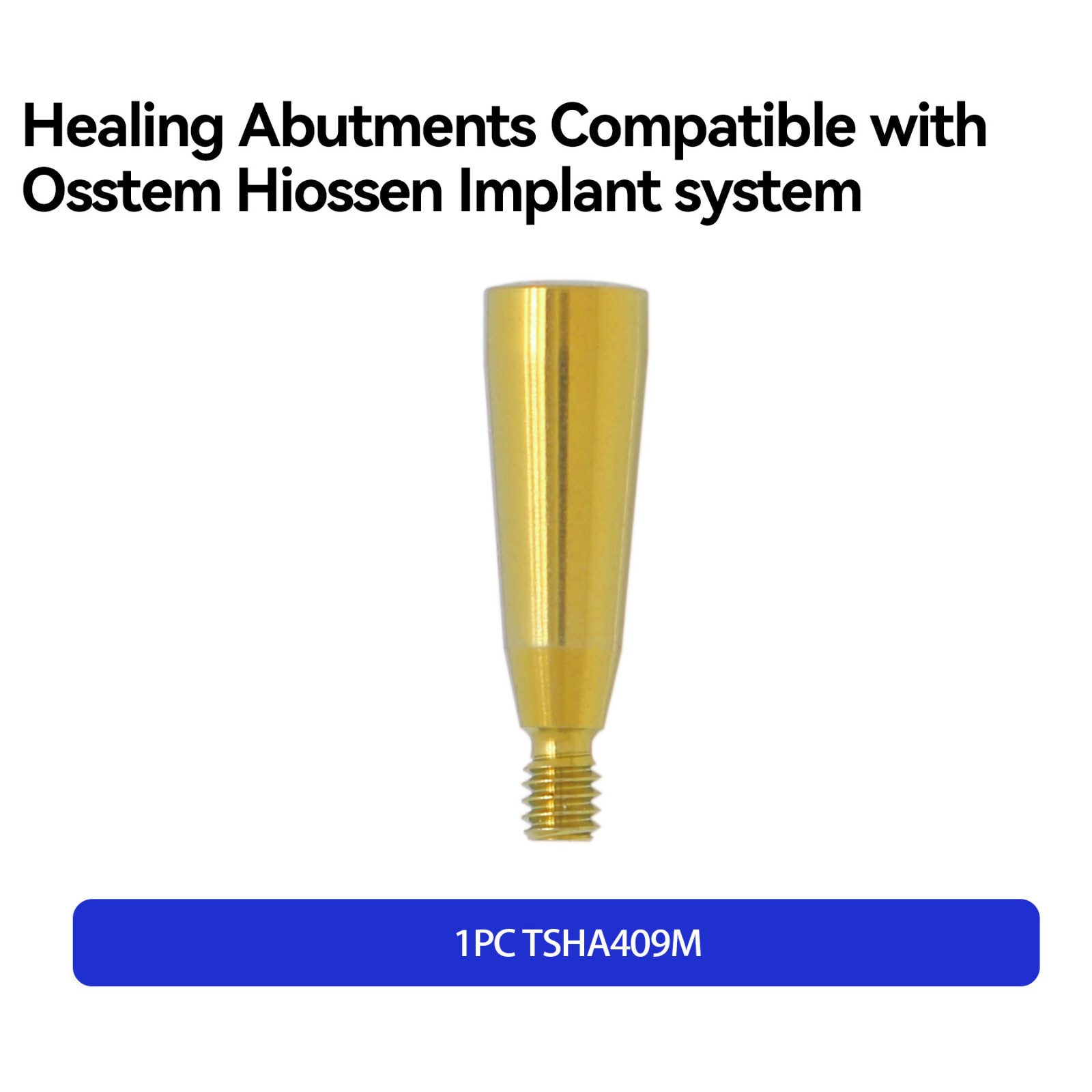 Dental Healing Abutment Cover Screw Mini Platform Fit Osstem Hiossen 4.0/4.5mm