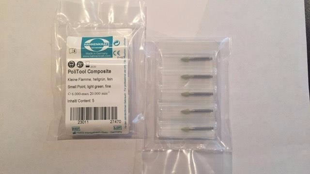 Hahnenkratt PoliTool Composite Light Green fine 5pcs