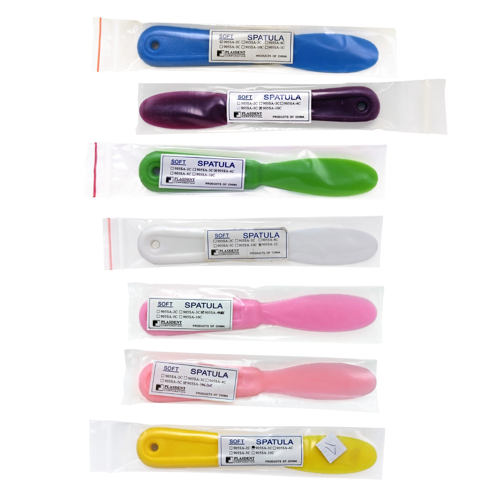 Plasdent Lab Mixing Plastic Spatula Dental Plaster Alginate 8″ Pack of 3