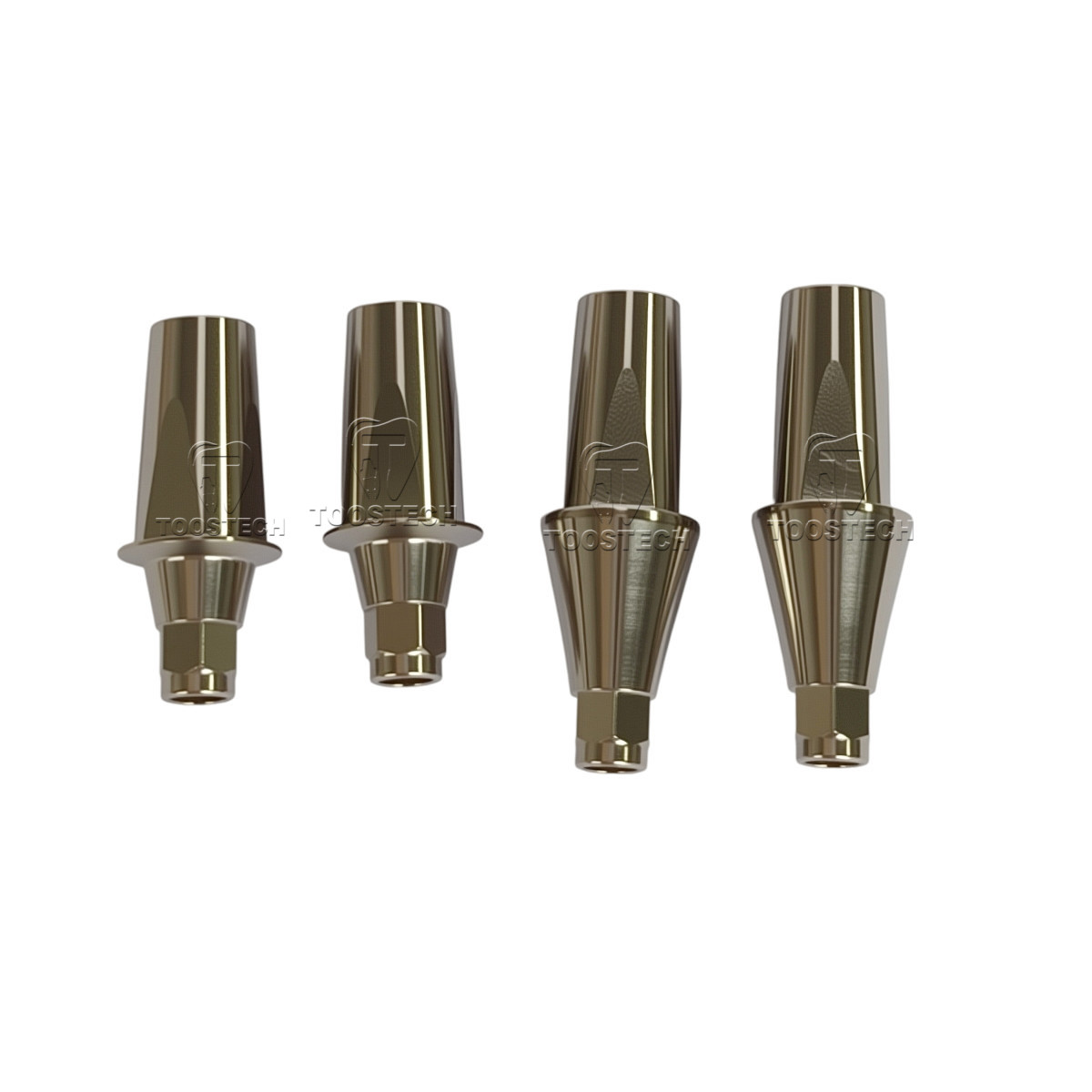 Titanium straight abutment Ti cemented standard abutment compatible with ICX