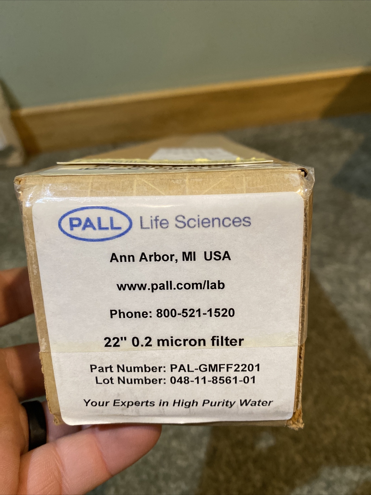 Pall Life Sciences 22” 0.2 Micron Filter PAL-GMFF2201 New Sealed!