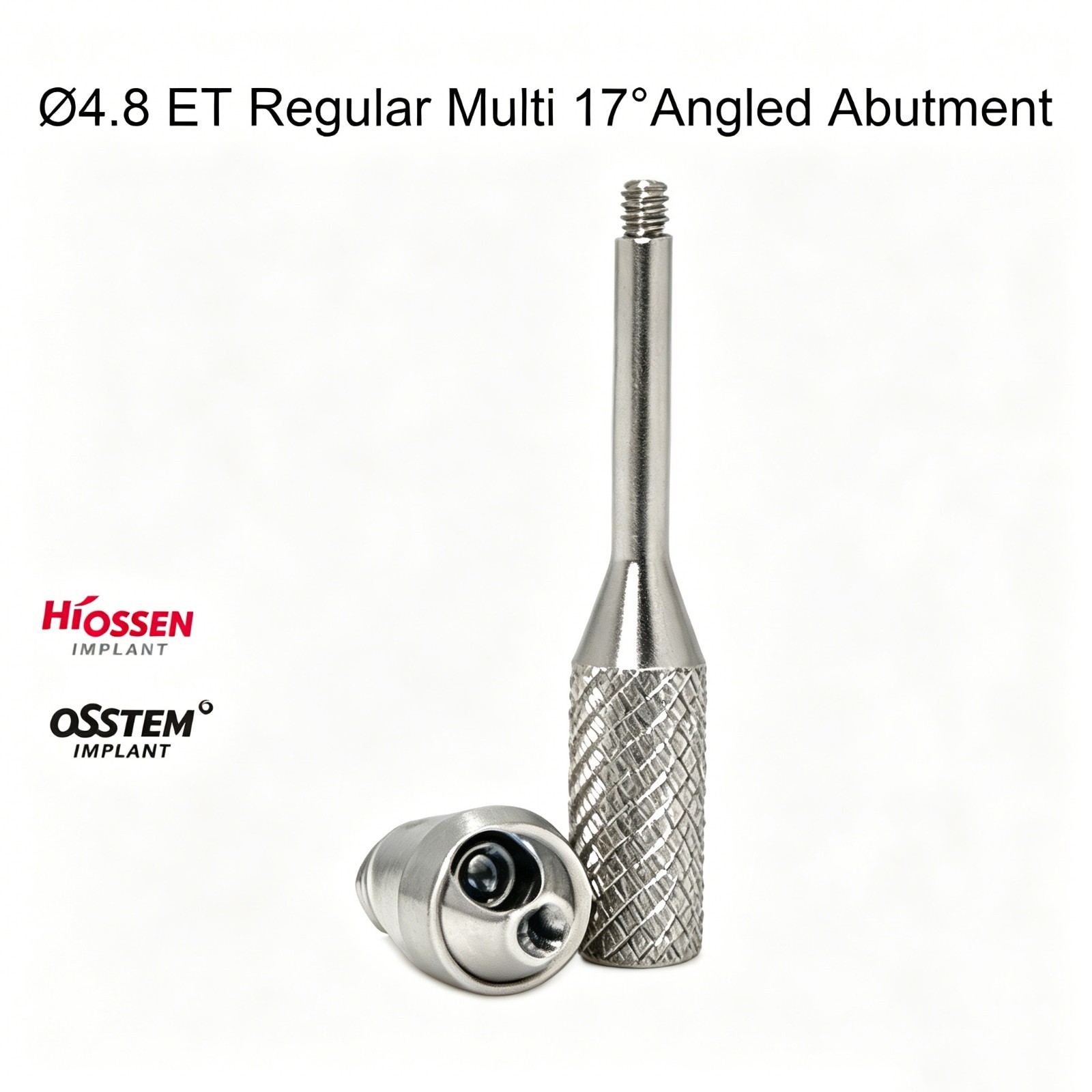 Dental Ti Multi unit Angled abutment MU 17° Hex fits Hiossen Osstem Mini/Regular