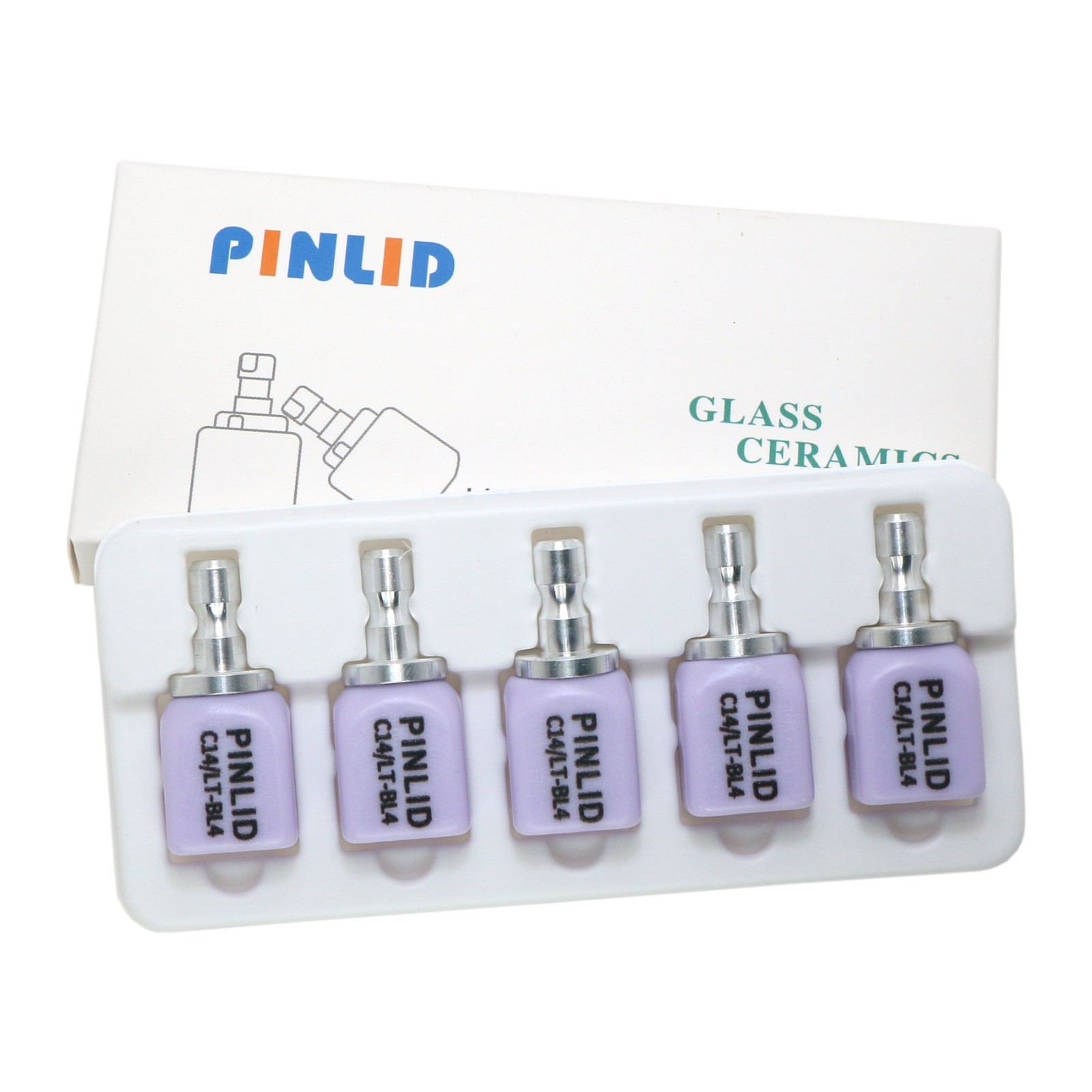 US Dental Emax Lithium Disilicate Glass Ceramic Blocks C14 LT CEREC CAD/CAM