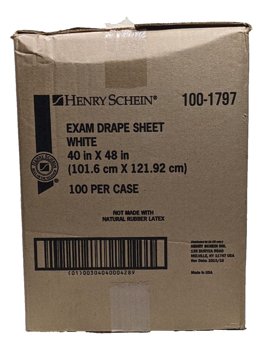Exam Drape Sheet White 40″ x 48″ (Henry Schein 100-1797)