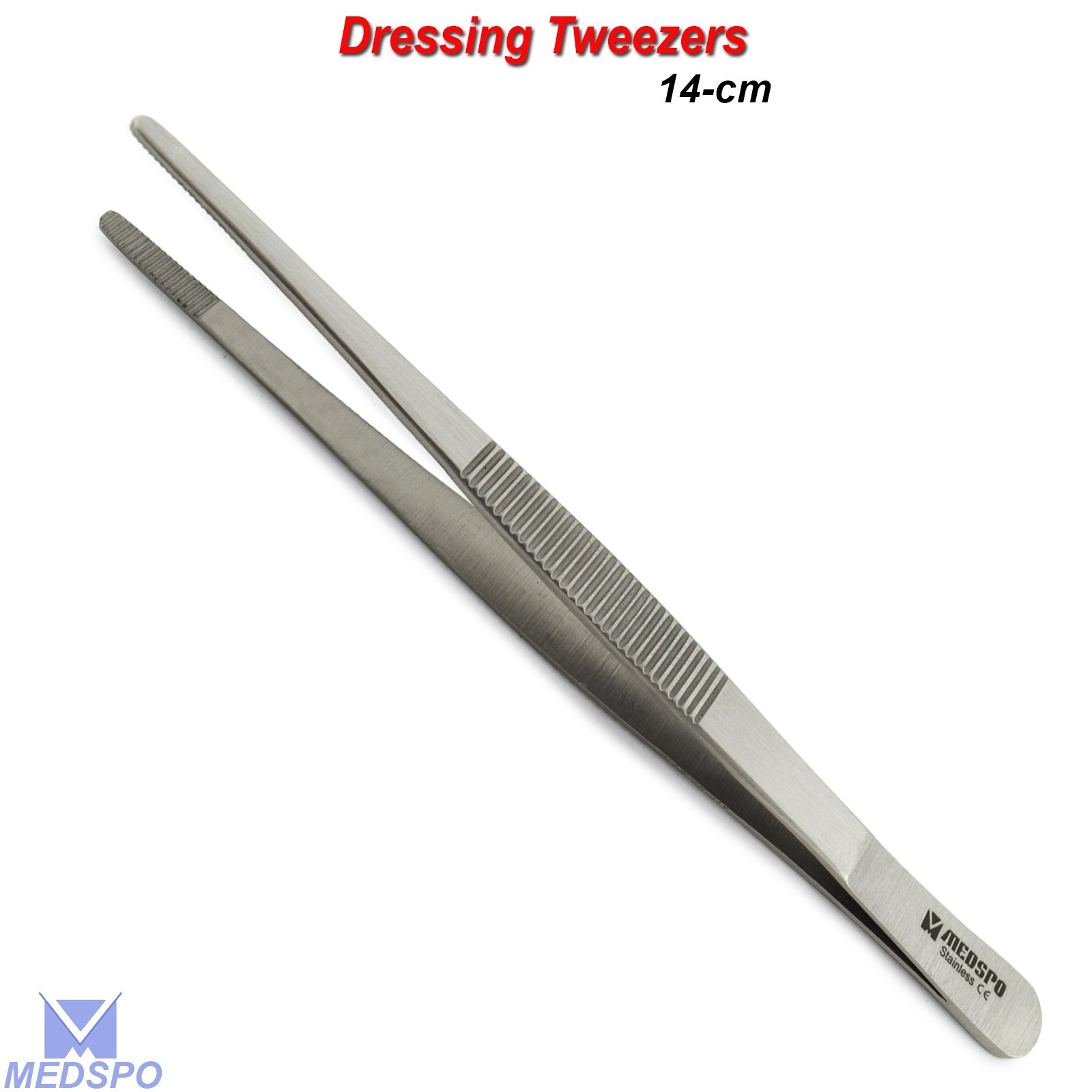 Medical Thumb Dressing Forceps Cotton & Dressing Nursing Soft Tissue Tweezers CE