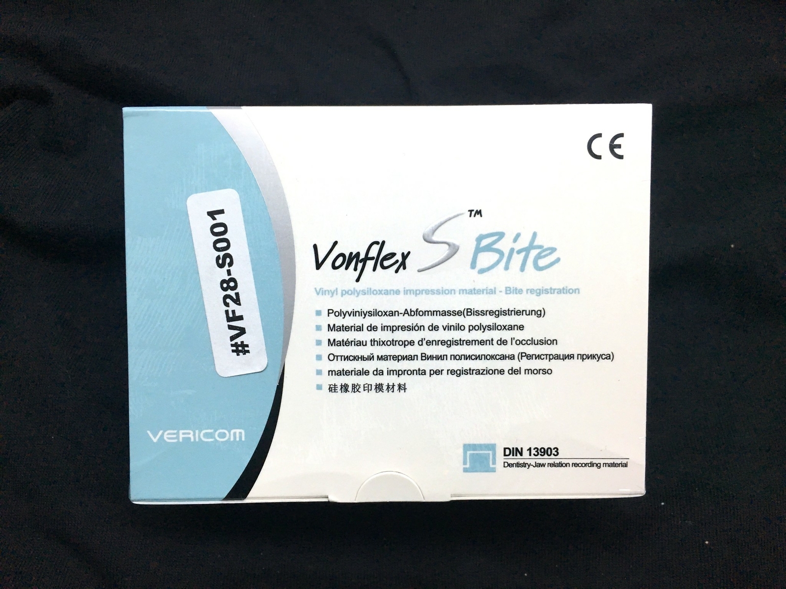 1 x Vonflex S Bite Impression Material 100mL Vericom #VF28-S001 Exp. 2025-11