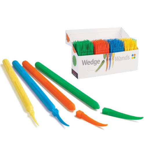 Wedge Wands Medium Orange, Bulk 300/Pack