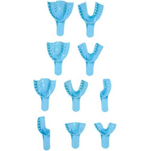 Safe-Dent Impression Trays #1 Large Upper Full-Arch, 12/Bag. Disposable