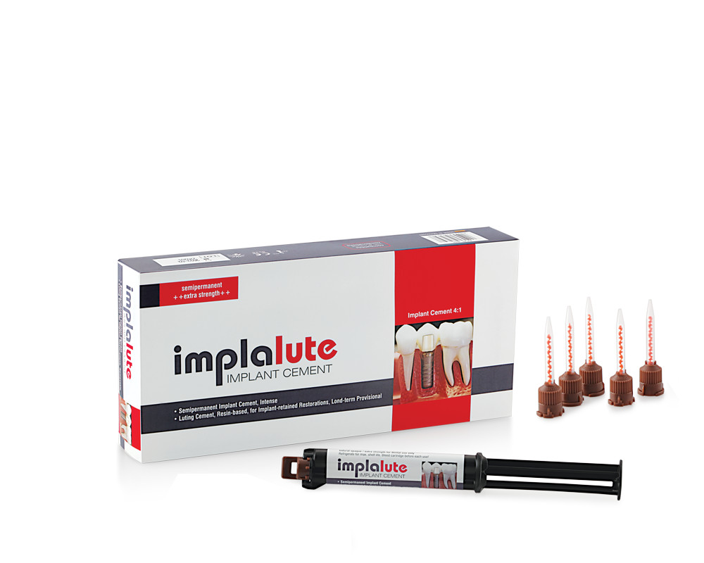 Medicept Implalute Semi Permanent Dental Implant Cement Automix 5ml – Free Ship