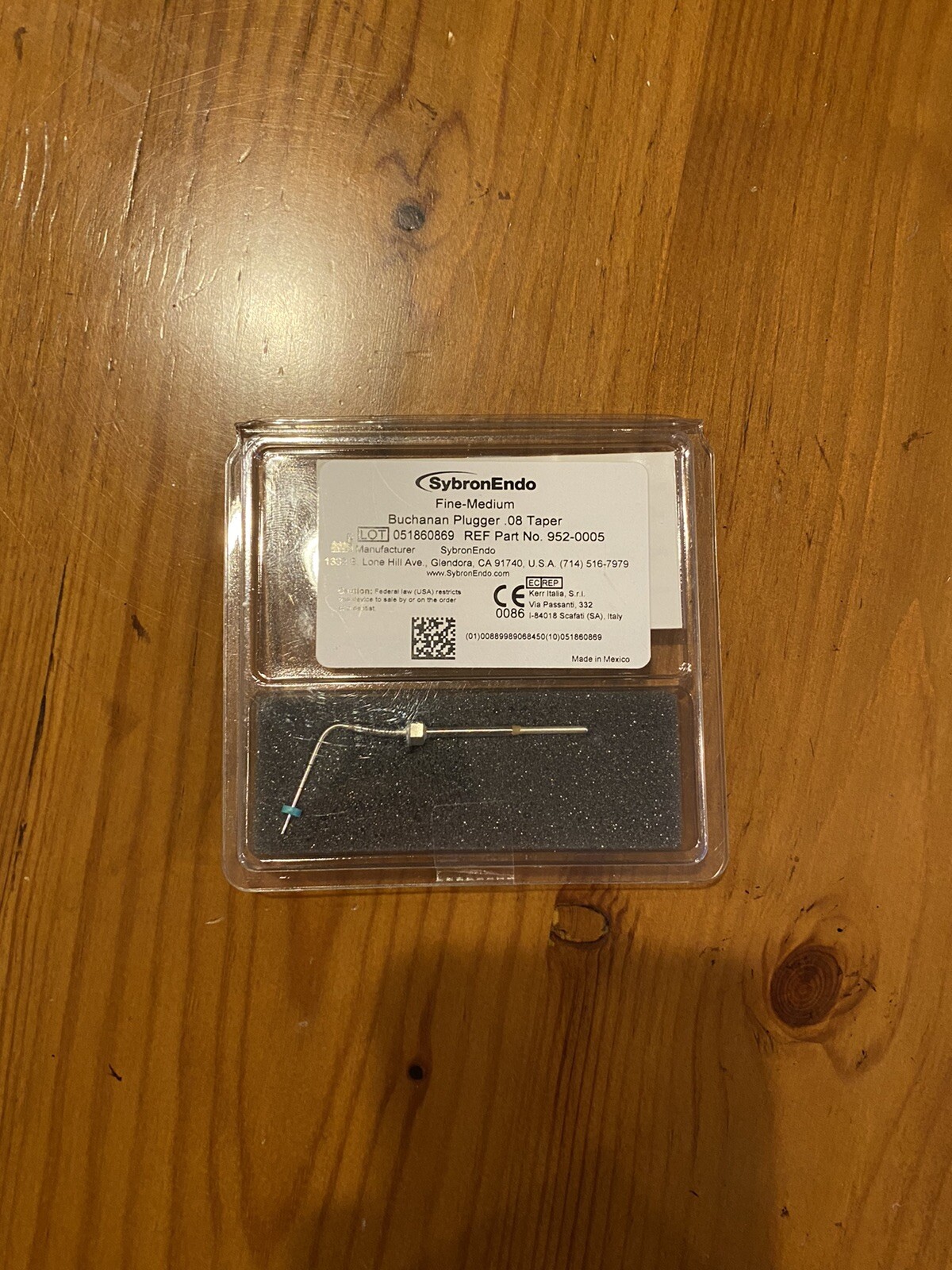 SybronEndo Fine-Medium Buchanan Plugger .08 Taper