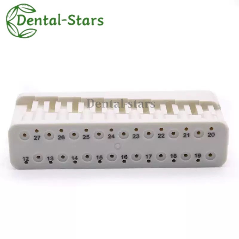 Dental Endo Measuring Block Endodontic File Holder Measuring Ruler Autoclavable