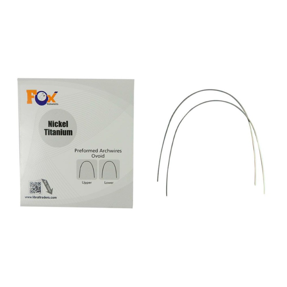 Fox Niti Preformed Wire Ovoidform (Pack of 10 Pcs)