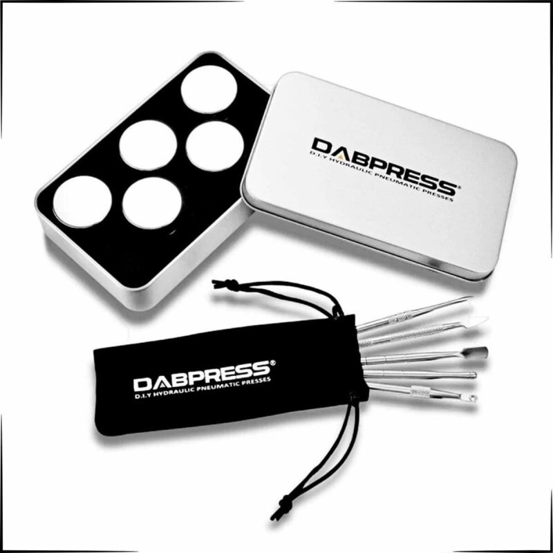 DABPRESS Accessory TooL Kit- 6X7″ Cooling Plate, Collection Tools, Mold And Bags