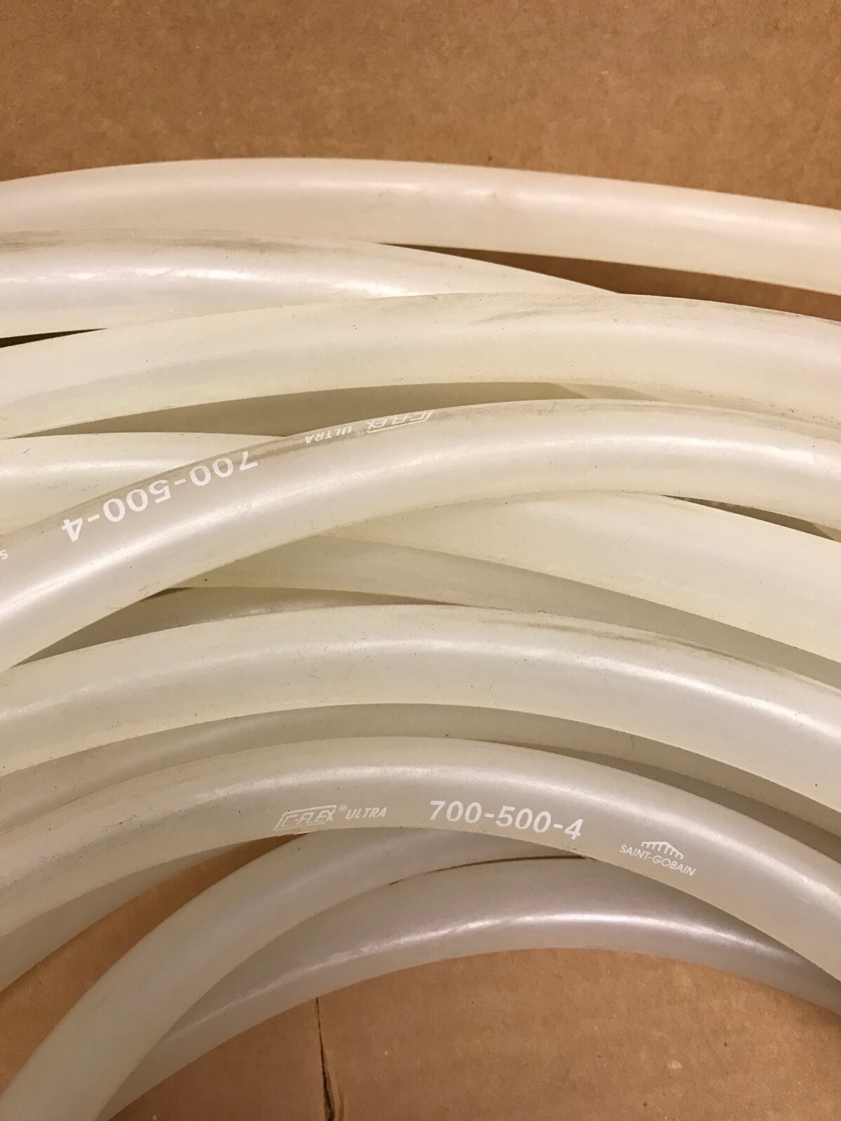 (3 pcs) SAINT GOBAIN C-Flex Ultra Hose Tubing 0.50” ID 94Ft 50-275°F 700-500-4
