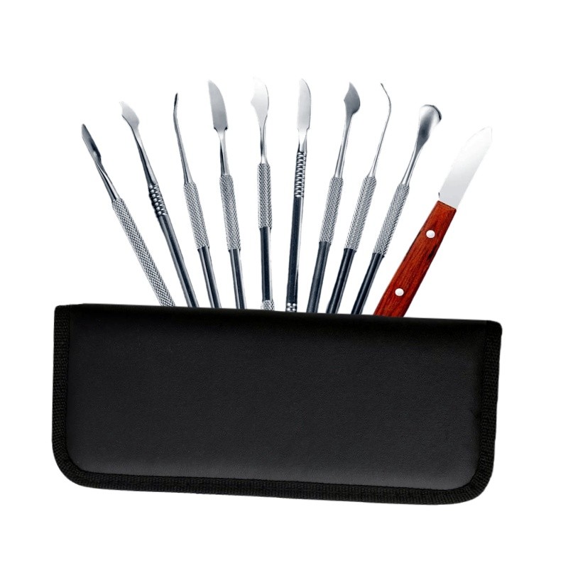 Dental Spatula Plaster Knife Practical Versatile Teeth Wax Carving Tool Set