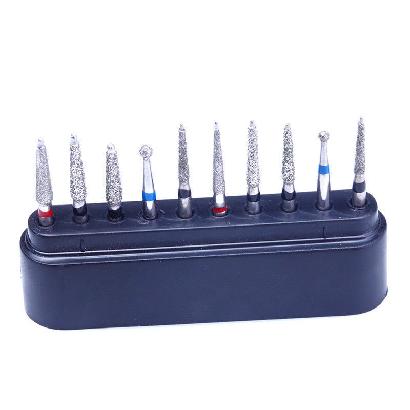 Dental Diamond Burs Drills FG Kit High Speed Handpiece 17 Types for Choice