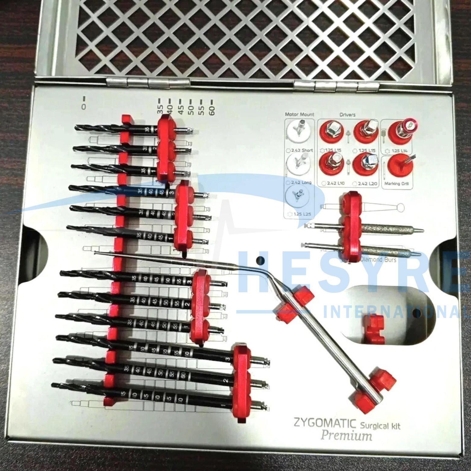 Dental Implant Zygomatic Surgical Kit 26 Pcs