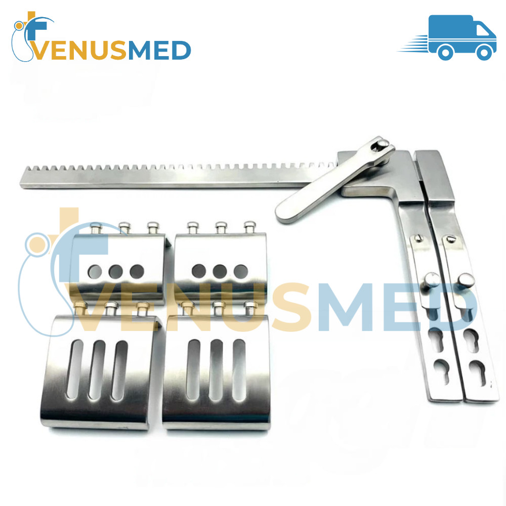 Finochietto Retractor, Rib Spreader for Adults 30 mm x 15 mm x 21 cm