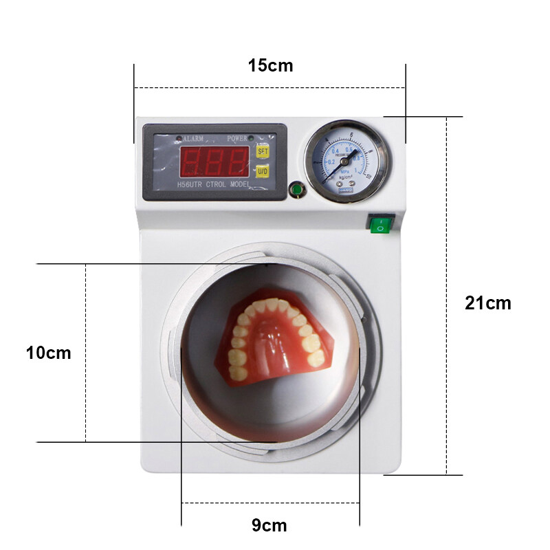 65W Portable Dental Air Pressure Polymerizer Instant Implant Repair Pressure Pot
