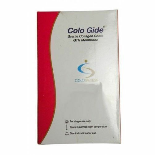 10 Packs of New Colo Gide Sterile Collagen Sheet GTR Membrane 10 x 15mm.!