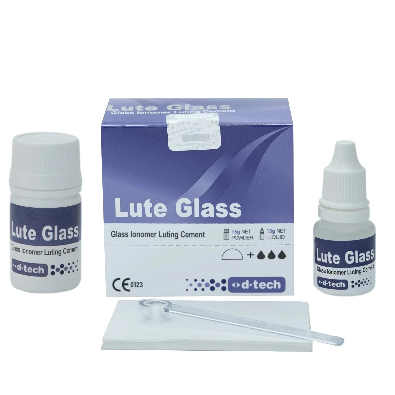 Powder 15gm And Liquid 13gm D Tech Lute Glass Ionomer Luting Cement Type I (FS)