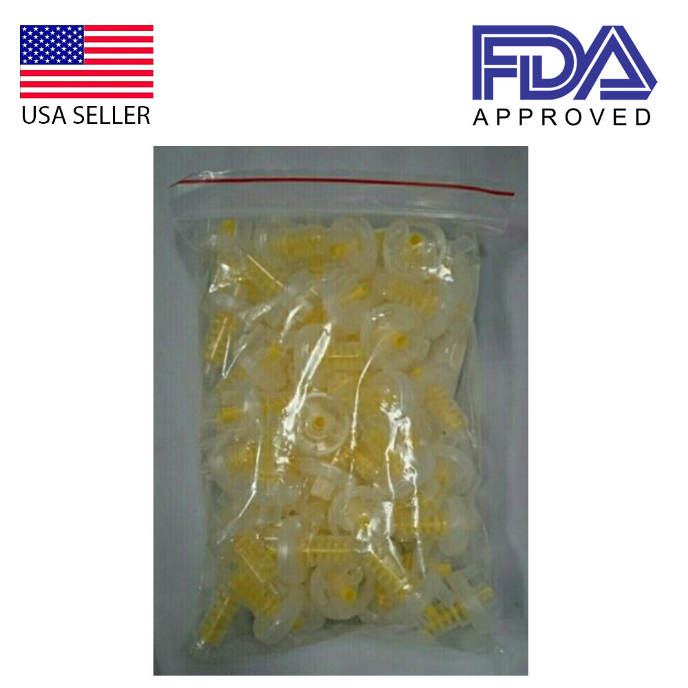 50 or 200 PK Yellow Dynamic Dental Impression Mixing Tips Heraeus Kulzer, GC ETC