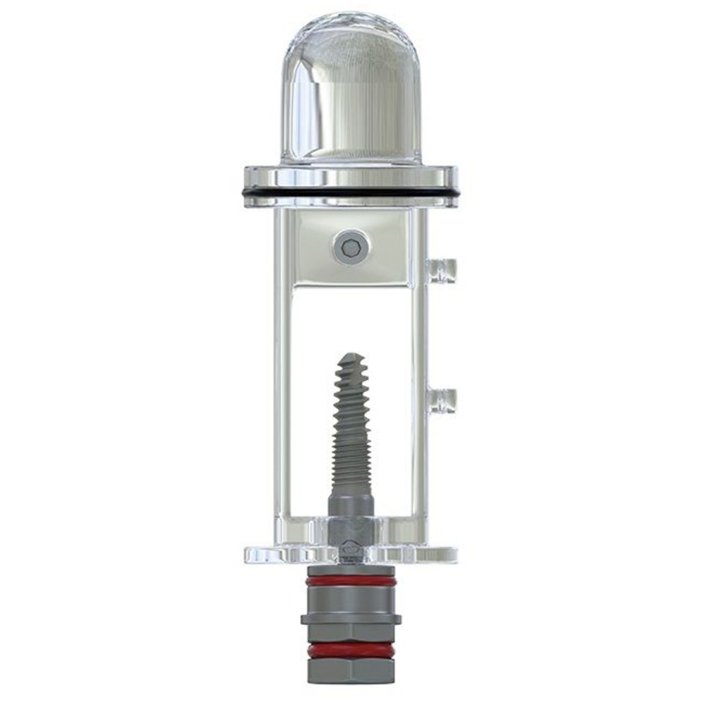 1pcs Dental Spiral Smart Dual Thread Fixture Int Hex 2.42mm Titanium Lab