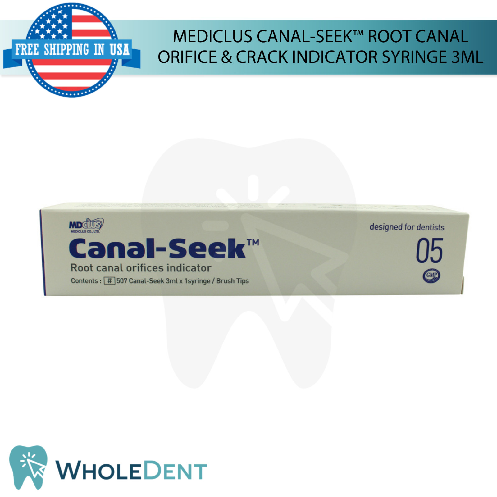 Dental Canal-Seek™ Ro0t Canal 0rifice Crack Indicator 3ml Syr!nge Endo Lab