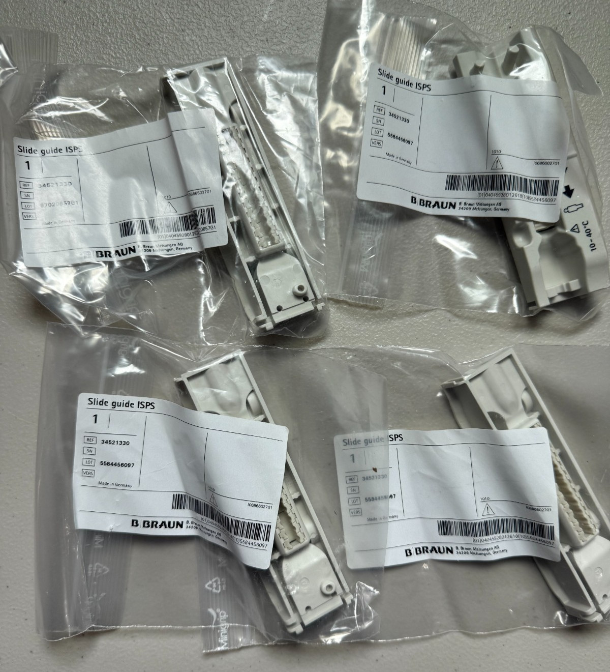 B Braun 34521330 Slide Guide ISPS | Lot of 4 | Brand New