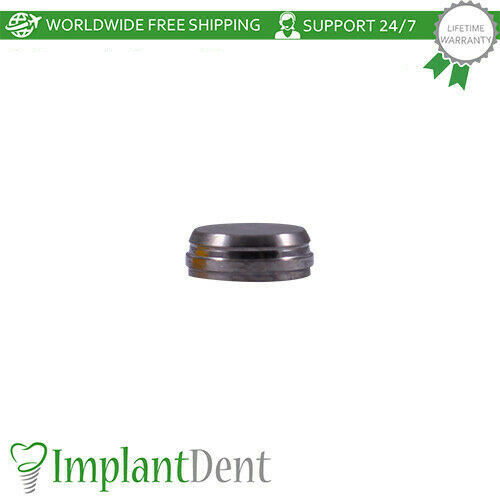5x Dental Metal and Silicone Caps Insert Set For Loc In Attachment Prosthetics