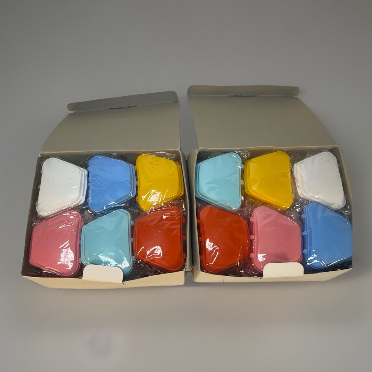 Starryshine Mouth Guard Denture Box Assorted Colors 24pcs (2×12) RETMOG