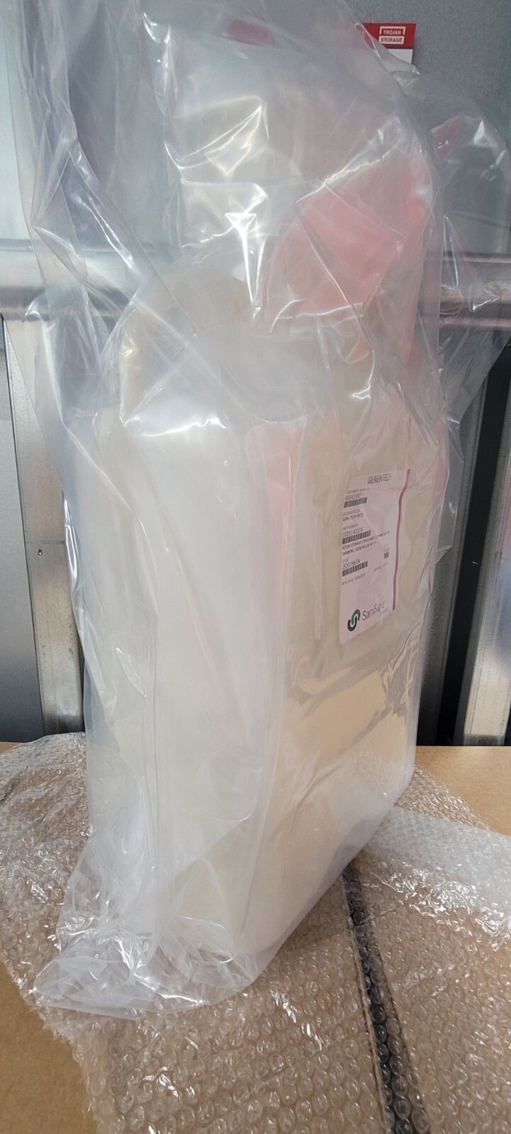 SaniSure Gamma Irradiation 20L (5 gal) HDPE Carboy Container with 120mm Cap.