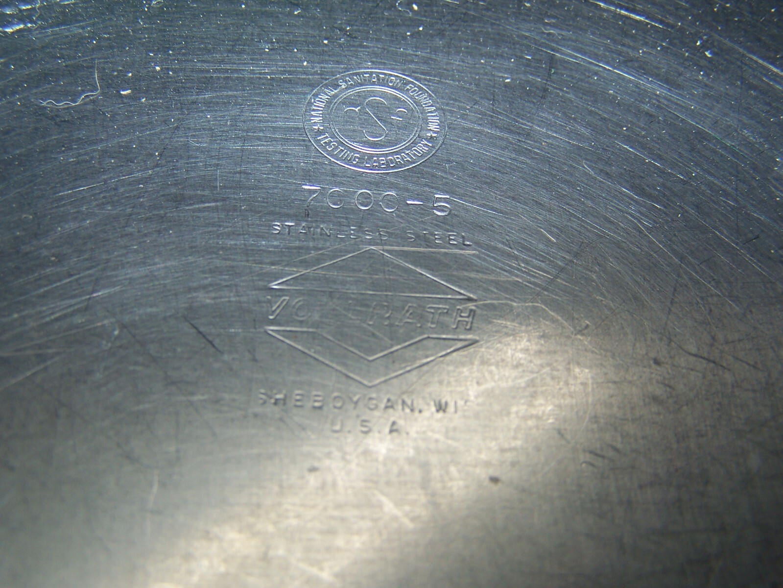 VOLLRATH Stainless Steel Steam Table Pan NSF 21” L x 13” W x 1” H 7000-5