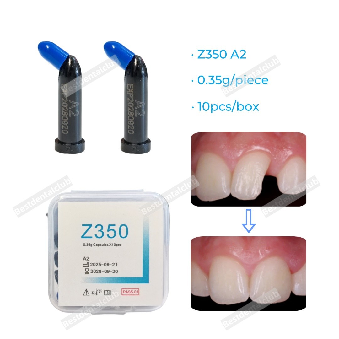 Dental Z350 A2 Capules Unidose Composite Resin Capsules Light Cure 0.35g Nano