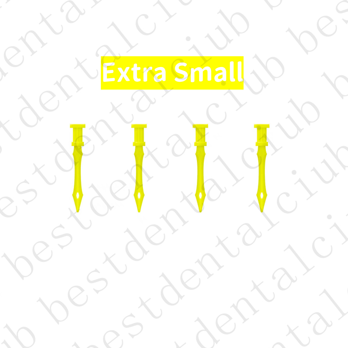 80pcs Dental Diamond Wedges Plastic Fixing Diastema Adaptive Interdental Wedge
