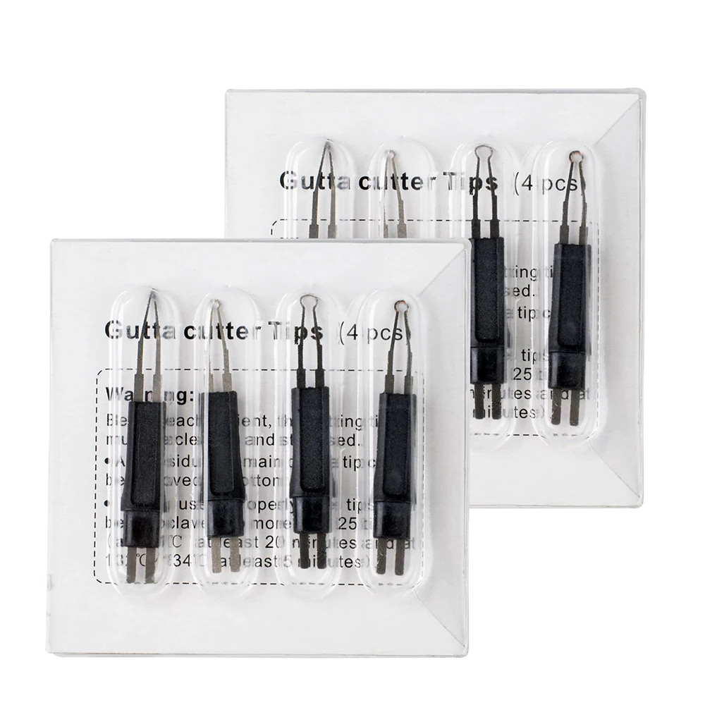 2 Packs Dental Heated Gutta Cutter Tips for Gutta Percha Point Heating Cutter US