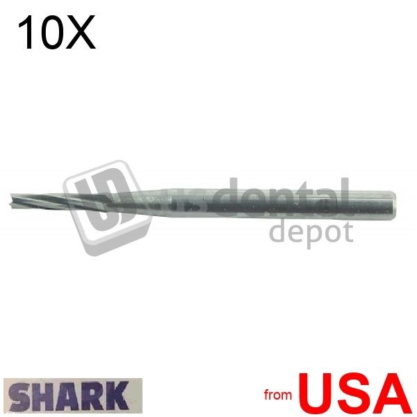 10X LOT of SHARK-FG-169 Taper Flat End – Plain Cut -10pk – Tungsten Carbi 102612