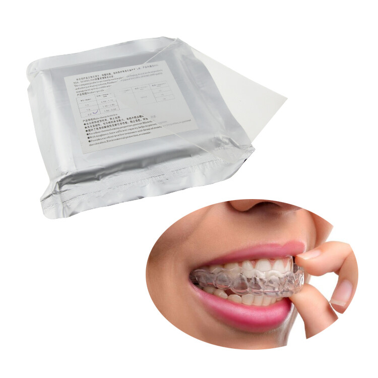 Dental Lab Thermoforming Material Vacuum Forming Splint Sheet Square Hard 1.5mm