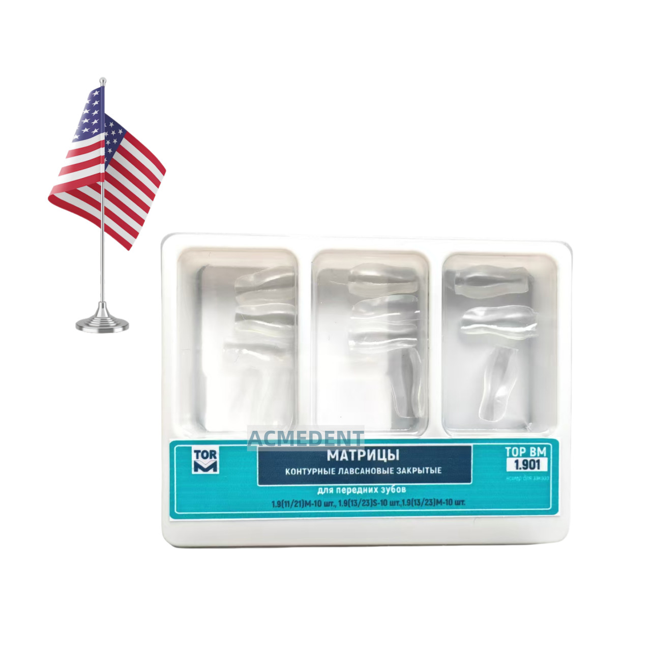 30Pcs Dental Clear Matrix TOR VM Anterior Matrices BT Fits Bioclear TOP BM