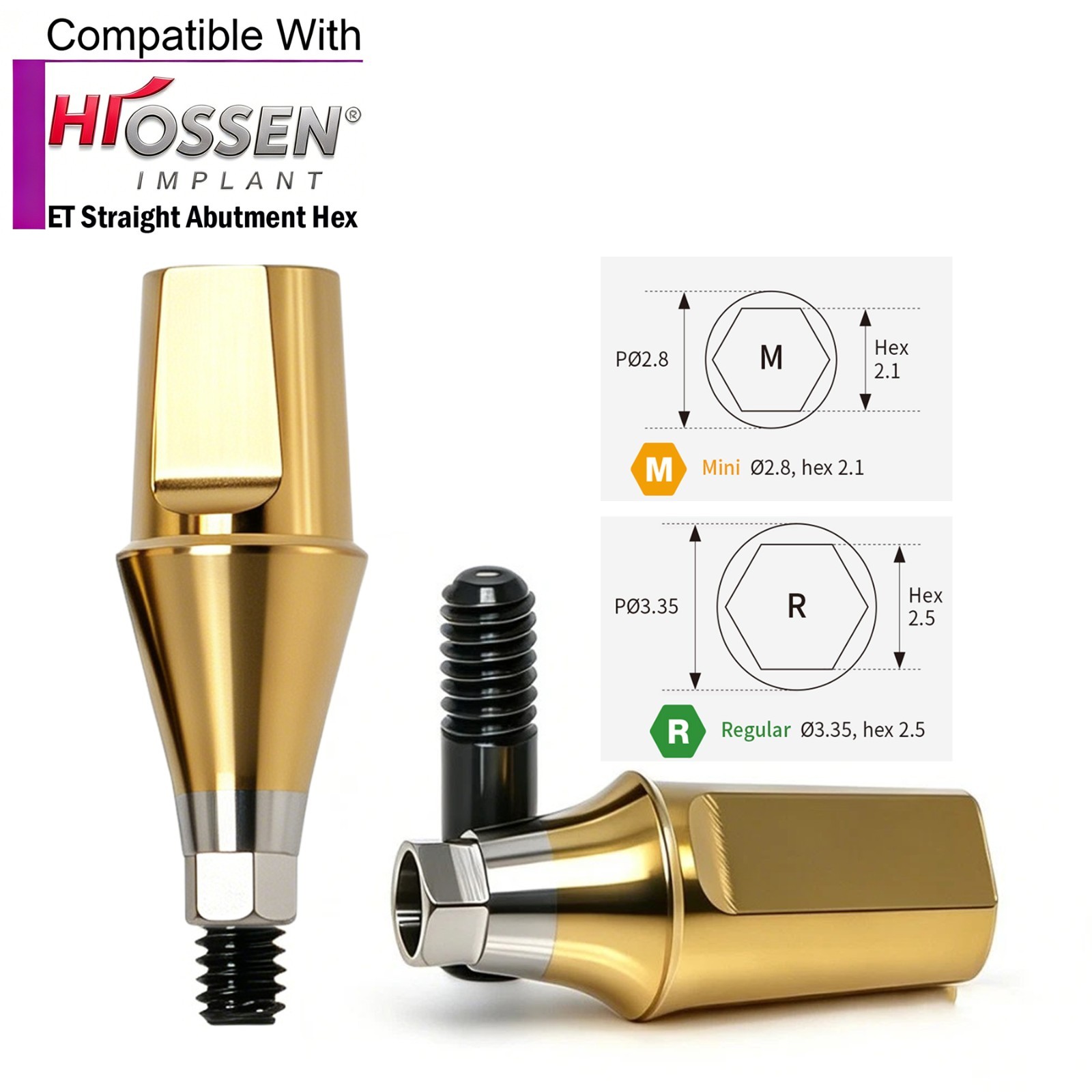 US Dental Transfer Analog Healing Abutment Locators fits Osstem Hiossen ET